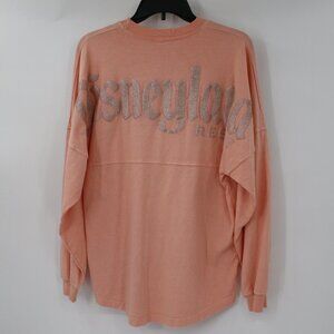 Disney Spirit jersey shirt Womens XS Disneyland resort cotton pullover peach‎